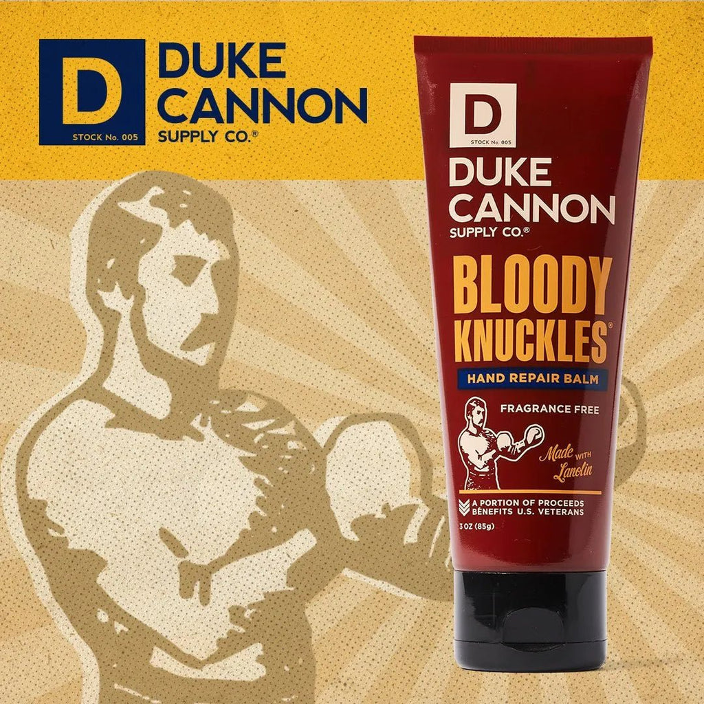 DUKE CANNON Bloody Knuckles Hand Repair Balm 3oz. Tube - Heritage - Boutique.com