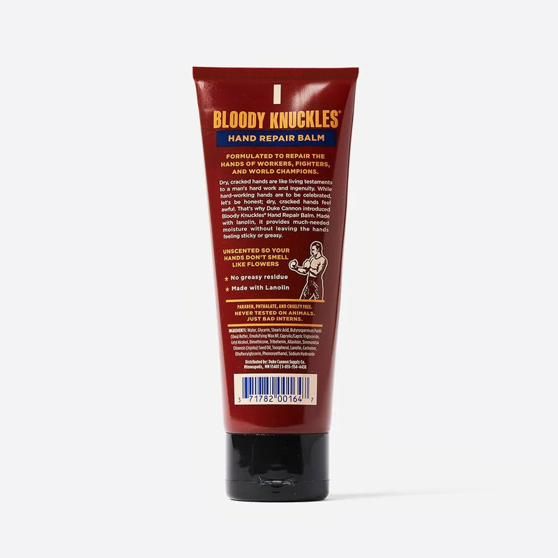DUKE CANNON Bloody Knuckles Hand Repair Balm 3oz. Tube - Heritage-Boutique.com