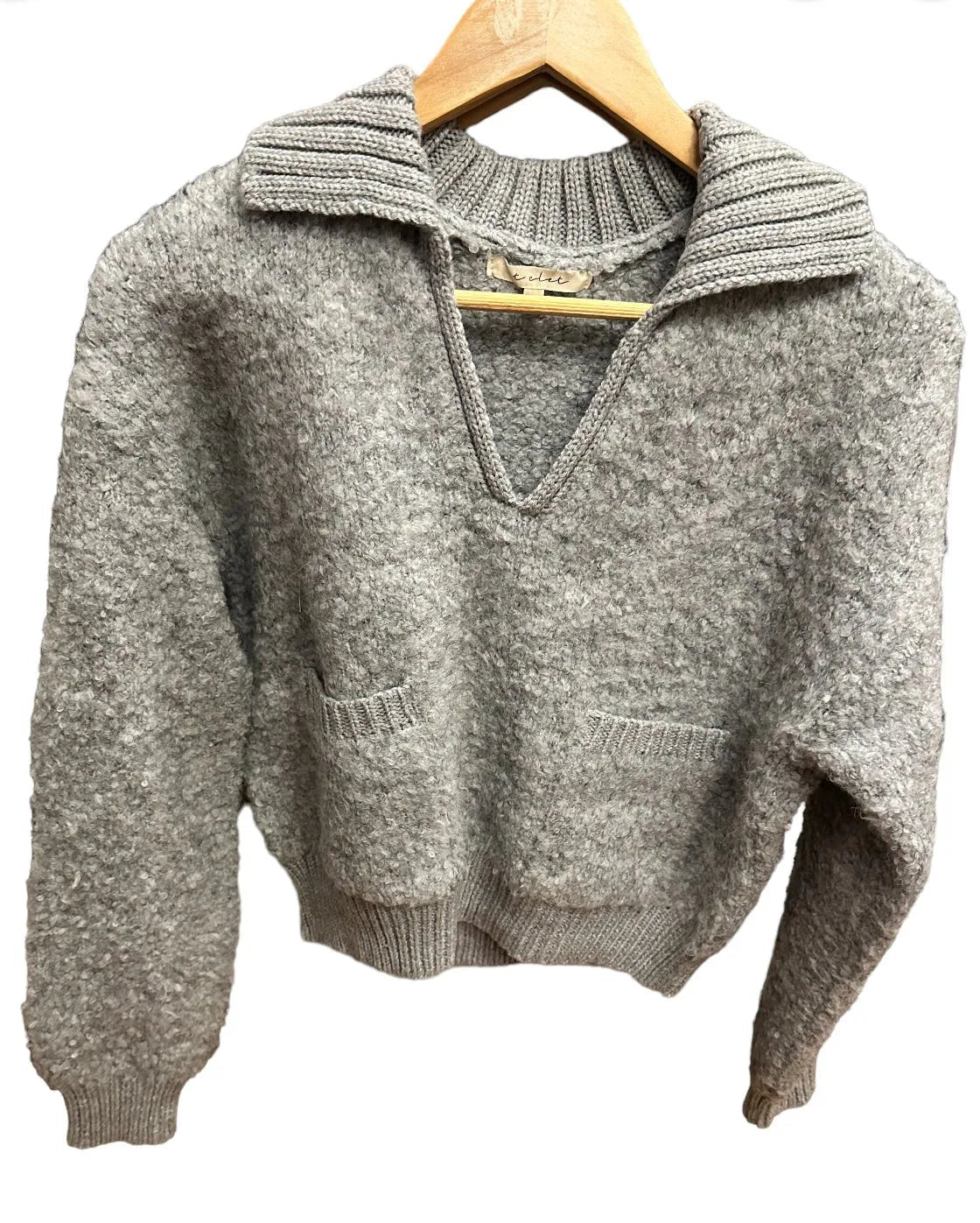 Et Clet Grey Boucle Sweater - Heritage - Boutique.com