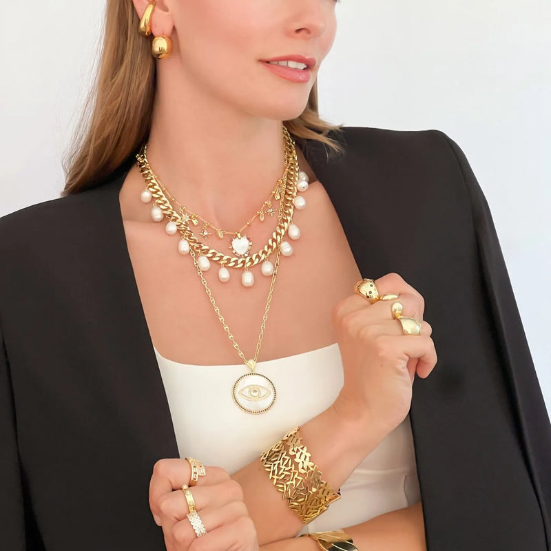 Evil Eye Charm Necklace - Heritage-Boutique.com