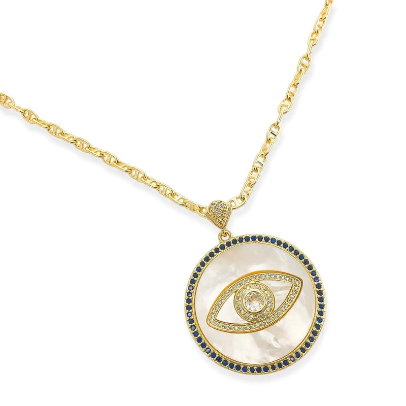 Evil Eye Charm Necklace - Heritage-Boutique.com