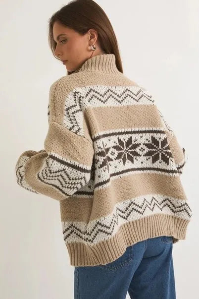 Fair Isle Sweater Jacket - Heritage - Boutique.com