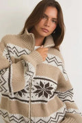 Fair Isle Sweater Jacket - Heritage - Boutique.com