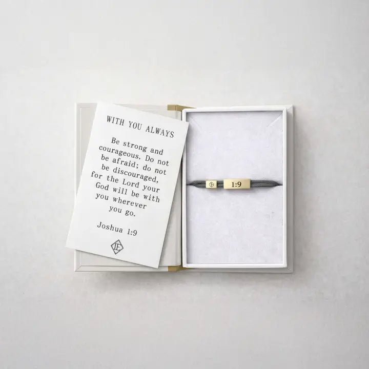 Faith & Strength Bible Verse Cord Bracelet - Heritage - Boutique.com