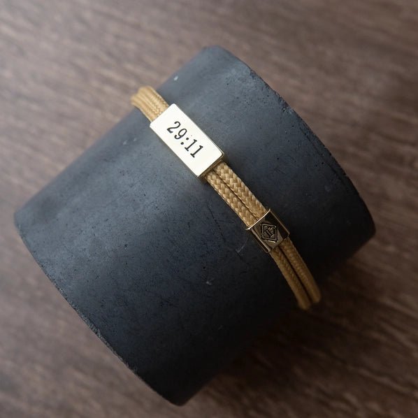 Faith & Strength Bible Verse Cord Bracelet - Heritage - Boutique.com