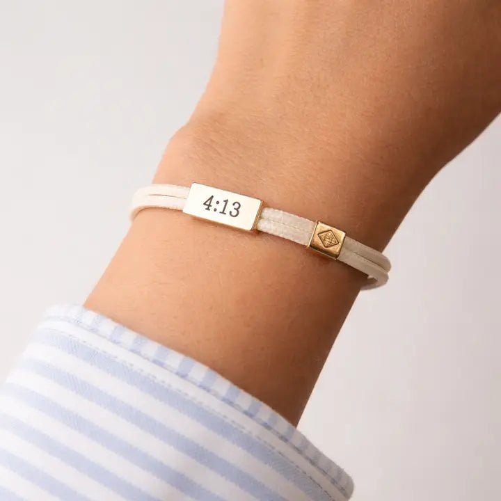 Faith & Strength Bible Verse Cord Bracelet - Heritage-Boutique.com