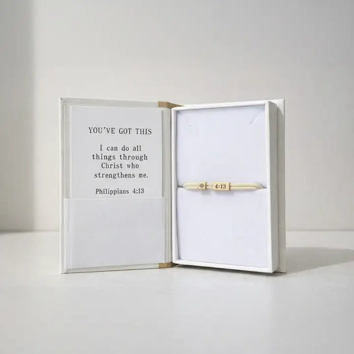 Faith & Strength Bible Verse Cord Bracelet - Heritage-Boutique.com