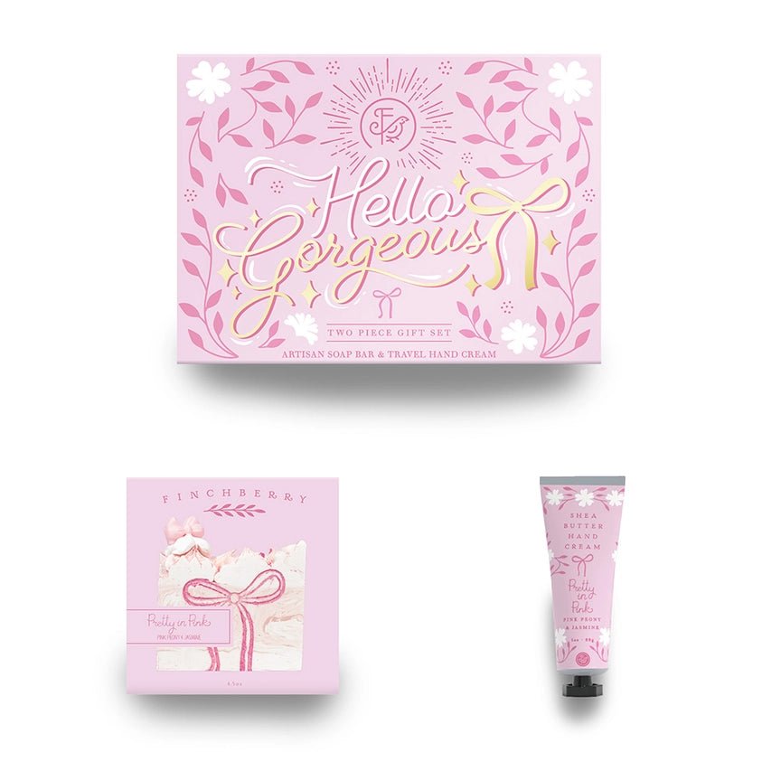 Finchberry Hello Gorgeous 2 Pc Bath & Body Gift Set - Heritage - Boutique.com
