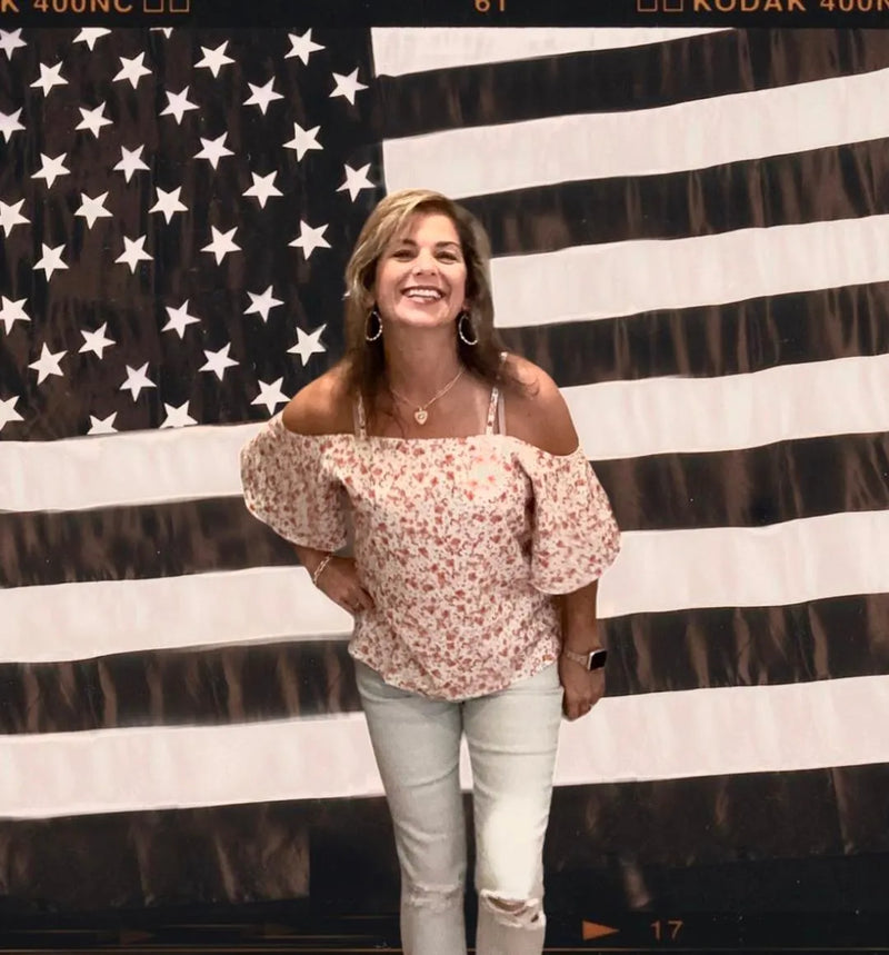 Floral Off the Shoulders Blouse - Heritage-Boutique.com