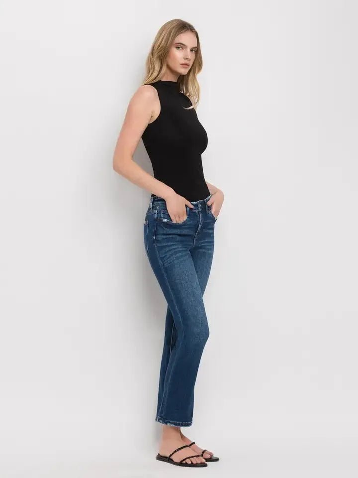 Flying Monkey Mid Rise Straight Leg Jeans - Heritage - Boutique.com