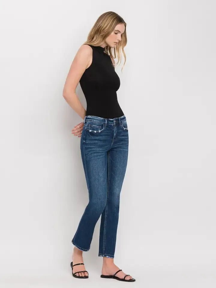 Flying Monkey Mid Rise Straight Leg Jeans - Heritage - Boutique.com