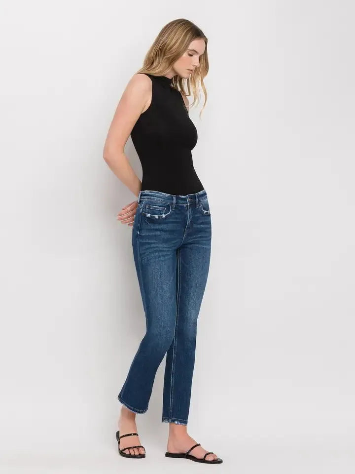 Flying Monkey Mid Rise Straight Leg Jeans - Heritage-Boutique.com