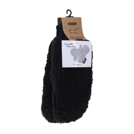 Fuzzy Lined Sherpa Gloves - Heritage - Boutique.com