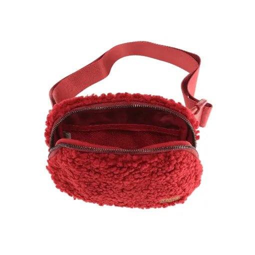 Fuzzy Sherpa Fanny Pack - Heritage - Boutique.com