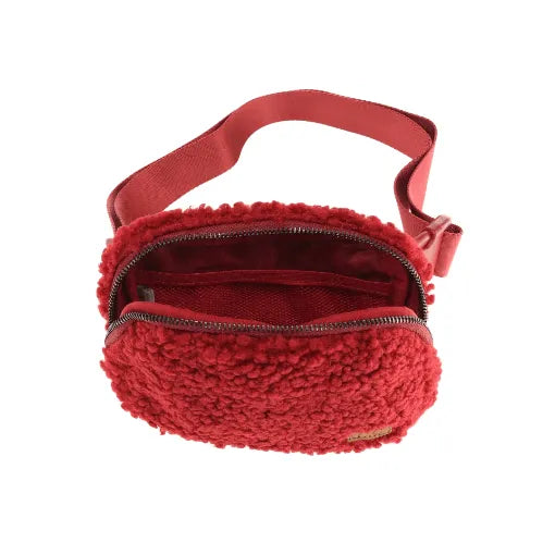 Fuzzy Sherpa Fanny Pack - Heritage-Boutique.com