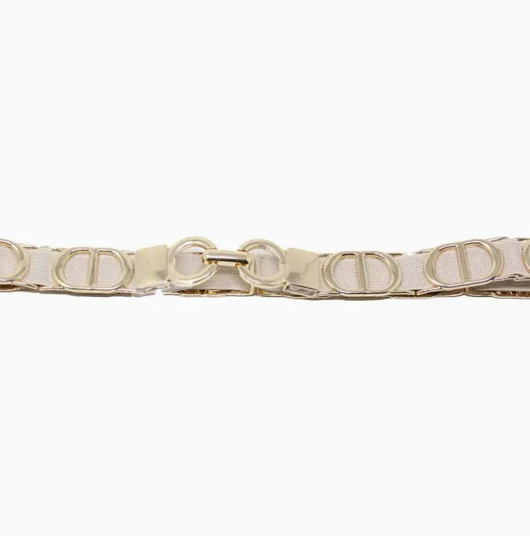 German Fuentes Gold Stretch Belt CINT19 - Heritage - Boutique.com