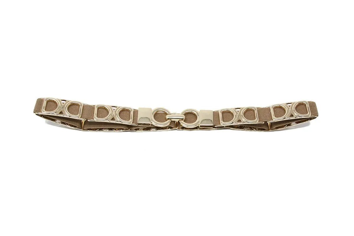 German Fuentes Gold Stretch Belt CINT19 - Heritage - Boutique.com