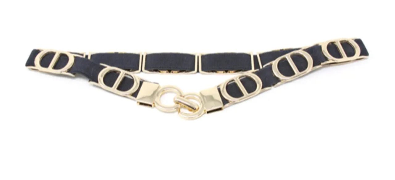 German Fuentes Gold Stretch Belt CINT19 - Heritage - Boutique.com