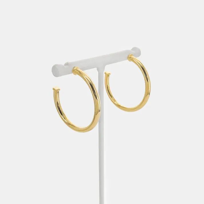Gold Filled Hoops *Limited item* - Heritage-Boutique.com
