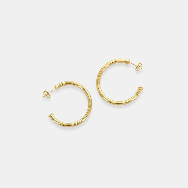 Gold Filled Hoops *Limited item* - Heritage-Boutique.com