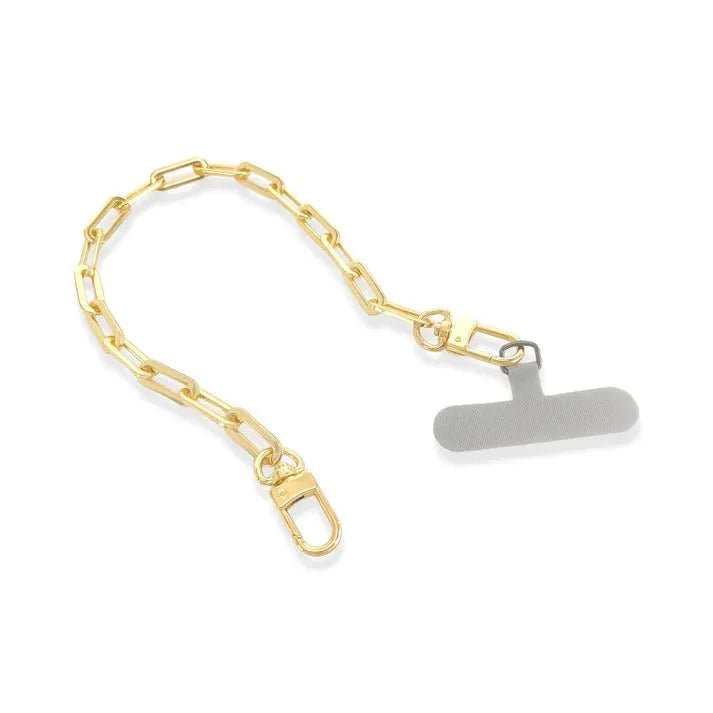 Gold Paperclip Phone Chain - Heritage - Boutique.com