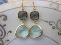 Gold Prasiolite Crystal Earrings - Heritage - Boutique.com