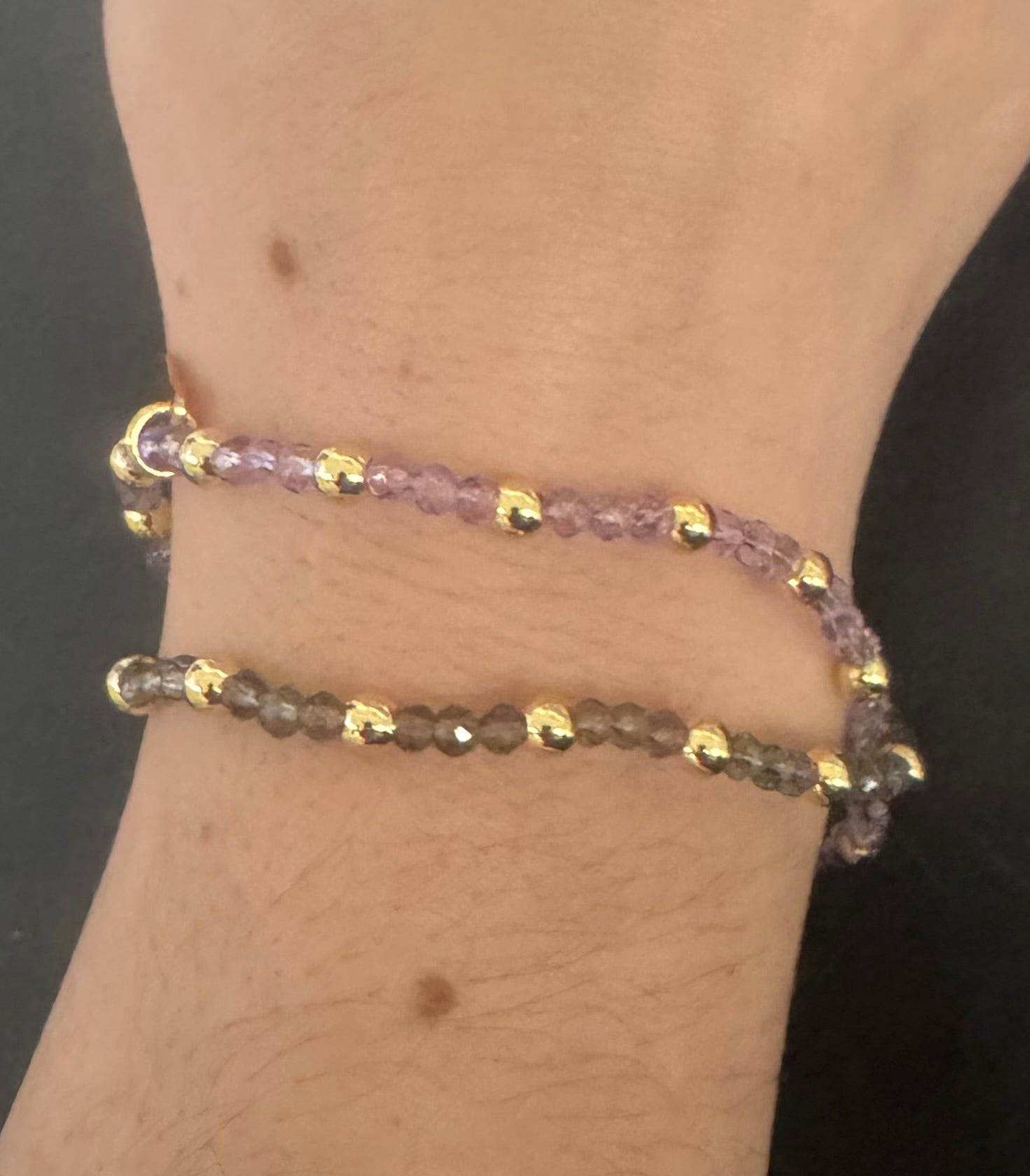 Gold & Swarovski Beaded Bracelets - Heritage - Boutique.com