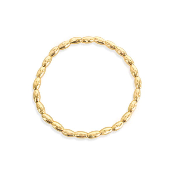 Gold Plated Stretch Bracelet
