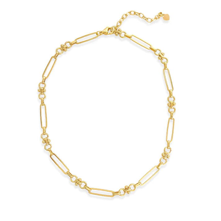 Gold Paperclip Necklace