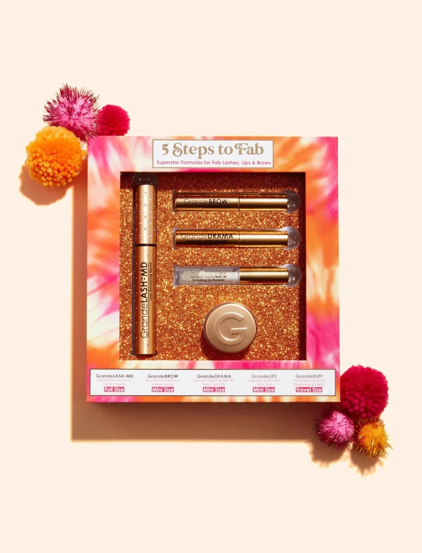 Grande Lash Gift Set 5 Steps to Fab - Heritage - Boutique.com