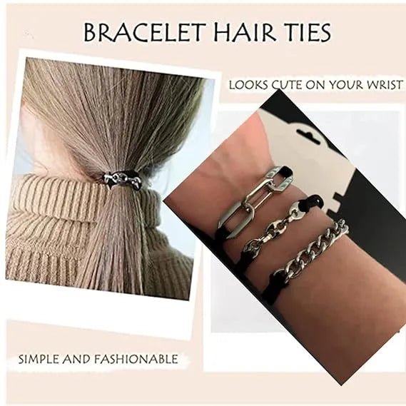 Hair Tie Bracelets 5pc - Heritage - Boutique.com