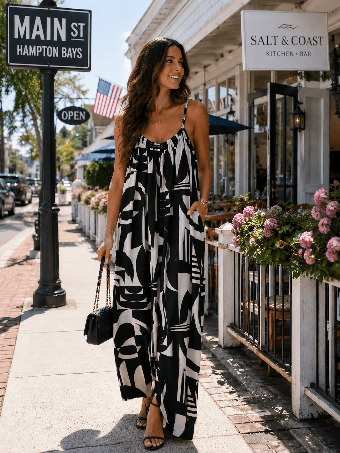 Hamptons Escape Abstract Jumpsuit - Heritage - Boutique.com