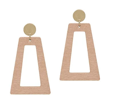Handmade Trapezoid Earring - Heritage-Boutique.com