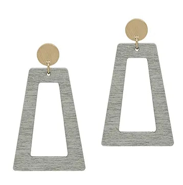 Handmade Trapezoid Earring - Heritage-Boutique.com