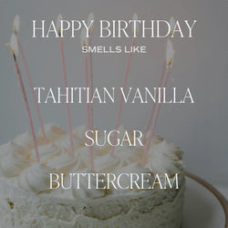 Happy Birthday 9 oz Soy Candle (Gold Foil) - Decor & Gifts - Heritage-Boutique.com
