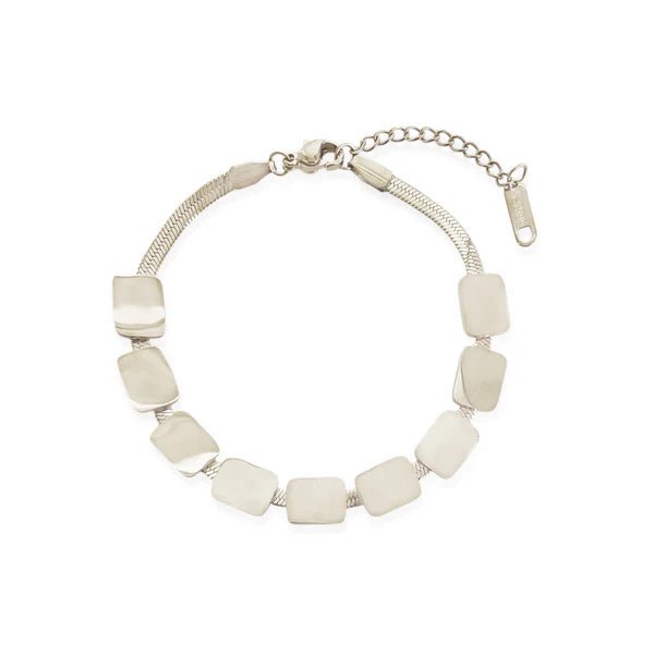 Herringbone Link Water Resistant Bracelet - Heritage - Boutique.com