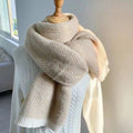 Herringbone Vegan Cashmere Scarf - Heritage - Boutique.com