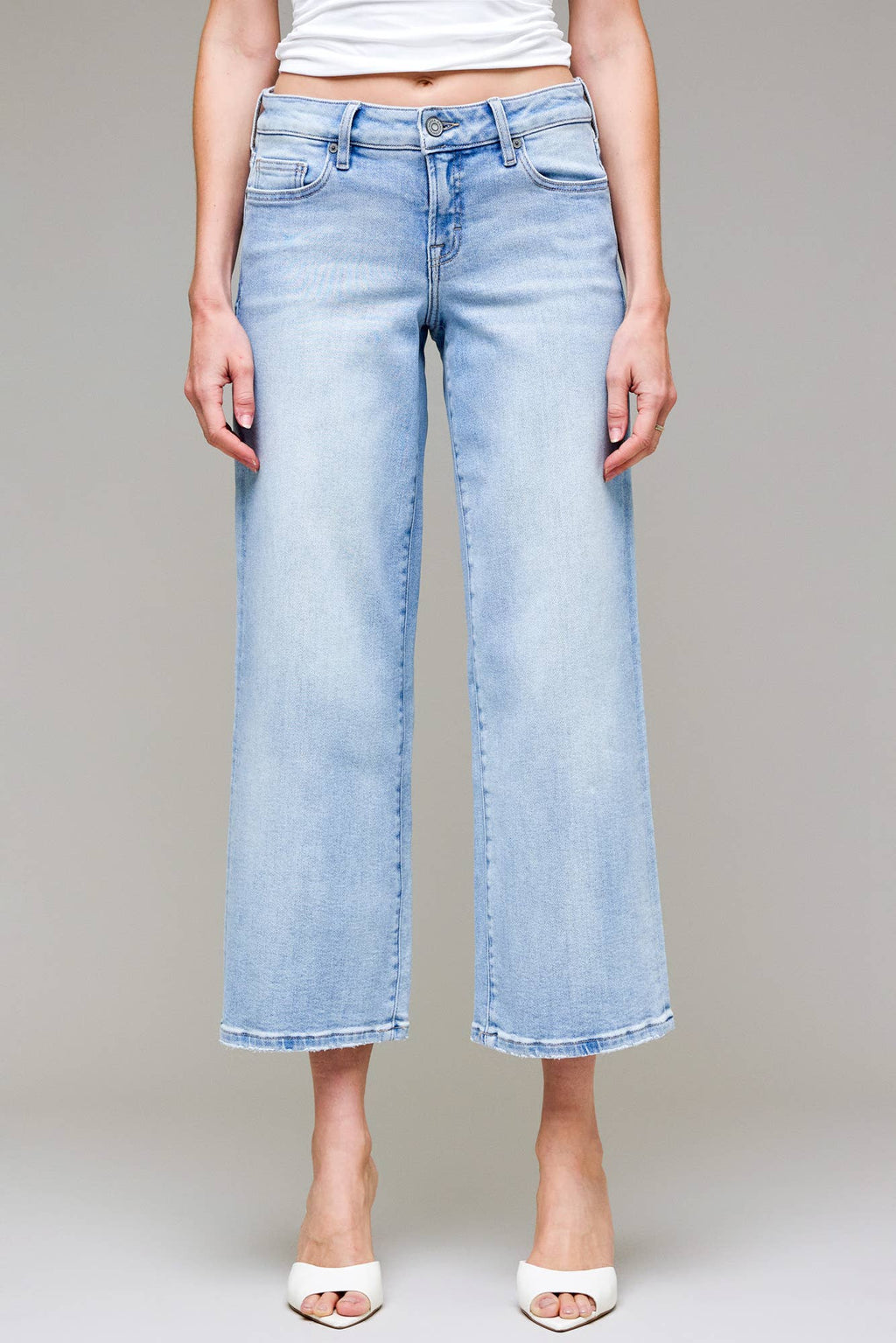 Hidden Logan Light Wash Mid Rise Dad Jean - Heritage - Boutique.com