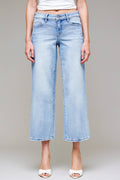 Hidden Logan Light Wash Mid Rise Dad Jean - Heritage - Boutique.com