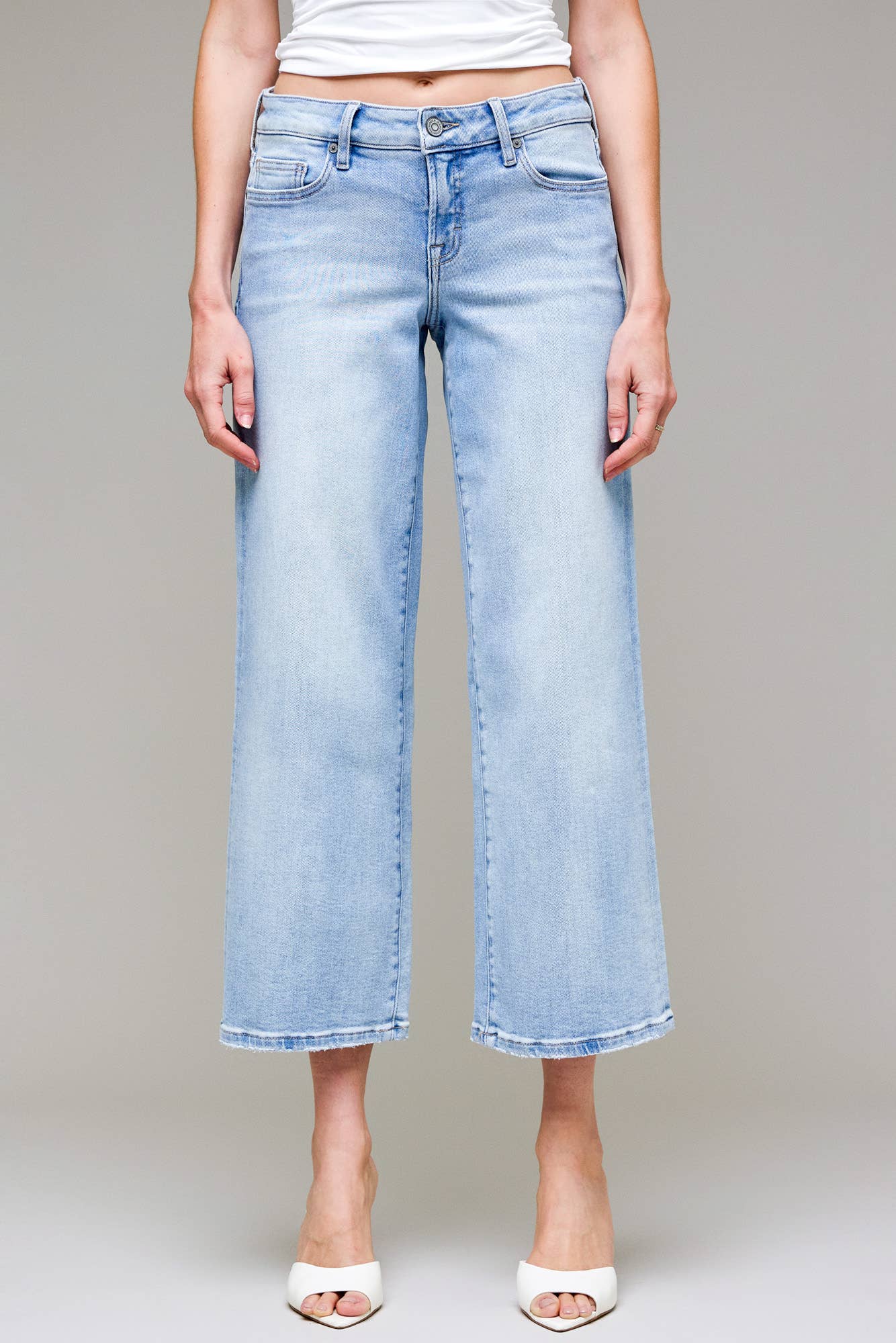 Hidden Logan Light Wash Mid Rise Dad Jean - Heritage - Boutique.com