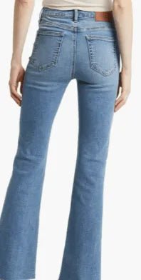 HIDDEN Medium Blue Mid Rise Slit Raw Hem - Heritage - Boutique.com