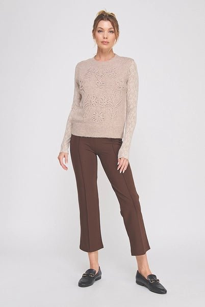 High Waist Contour Seamed Ankle Pant - Heritage - Boutique.com
