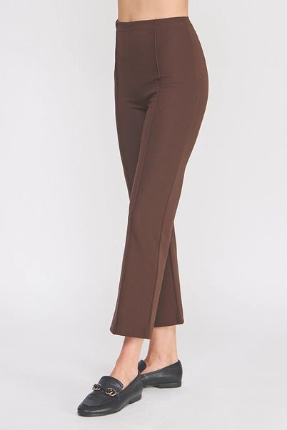 High Waist Contour Seamed Ankle Pant - Heritage - Boutique.com