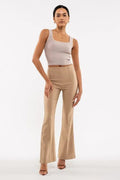 High Wasted Flare Work Pants - Heritage - Boutique.com