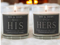 His & Hers Warm Massage Oil Candles – Romantic Soy Candle Gift for Couples - Heritage - Boutique.com