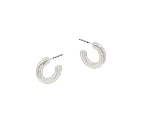 Huggie Hoops .5" - Heritage-Boutique.com