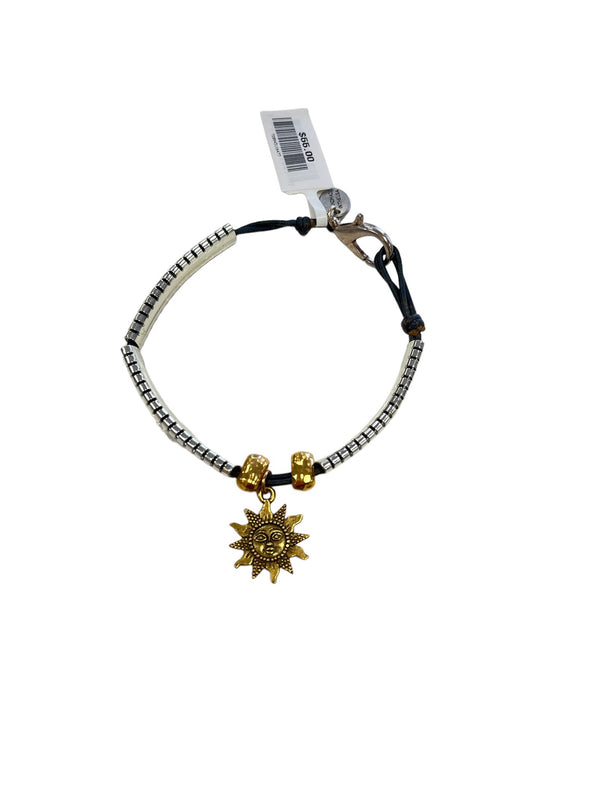Sarah Anklet with Gold Sun