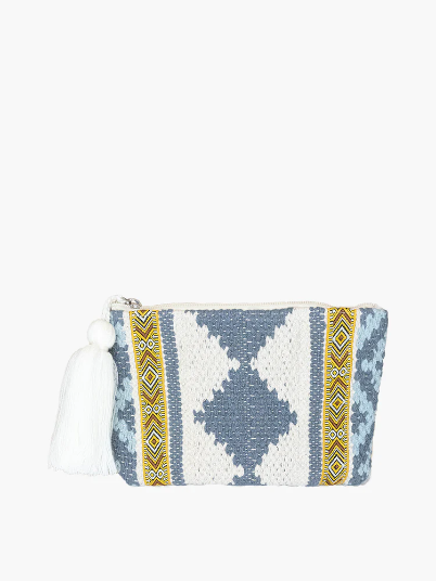 Adalaide Printed Cotton Pouch