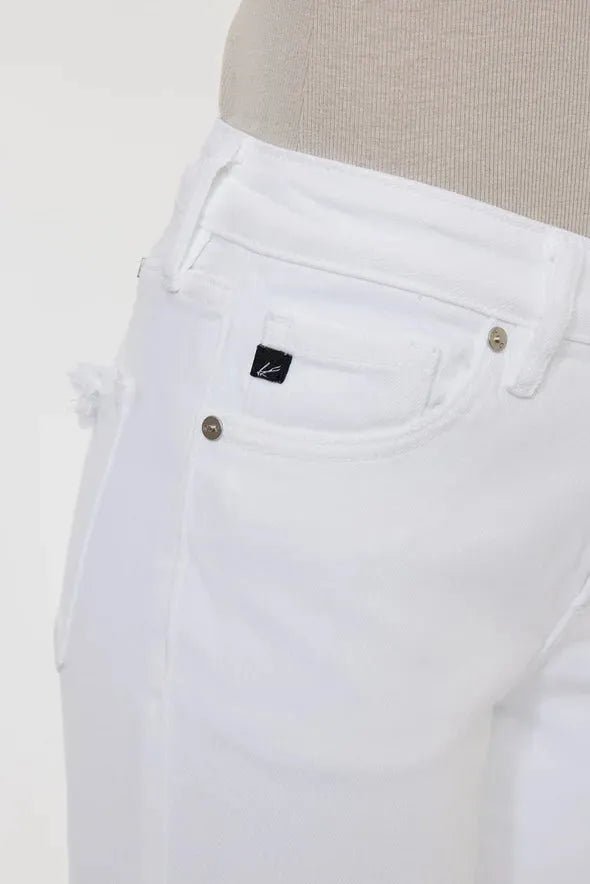 Ivy White KanCan Mid Rise Jeans - Heritage - Boutique.com