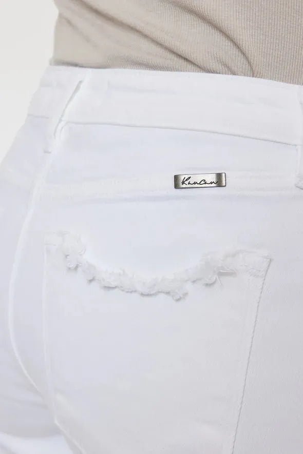Ivy White KanCan Mid Rise Jeans - Heritage - Boutique.com